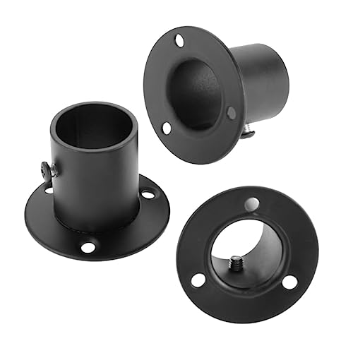 2 Stück Flanschstangenhalter Edelstahl-Rohrhalterung Rohrstütze for Kleiderschrank-Kleiderstangen Stangensockel Endhalter 25/32 mm(25mm) von WUSHADEHANS