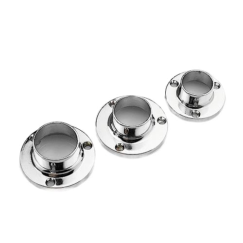 2 stücke Flansch Halterung Hängende Kleidung Stange Sitz Aufhänger Rohr Edelstahl Schrank(22mm) von WUSHADEHANS