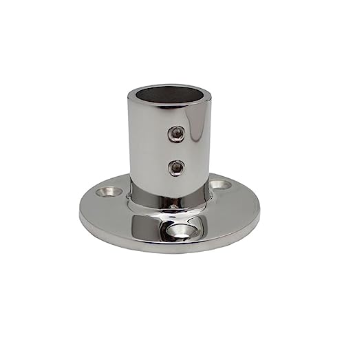 316 Edelstahl 90 Grad Rundrohr Sitzflansch Yachtzubehör Marine Hardware Markisengeländer Handlauf Feste Basis(30mm) von WUSHADEHANS