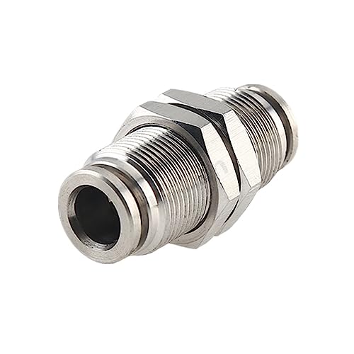 4mm 6mm 8mm 10mm 12mm 14mm 16mm 304 Edelstahl Gerade One Touch Air pneumatische Push-in-Montage Schnellverbinder(4mm) von WUSHADEHANS