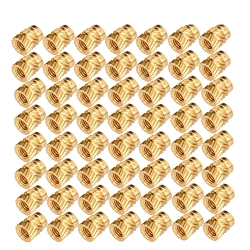 Messingeinsätze Rändelmuttern, Messing-Rändelmuttern, 200 Stück, M3-Gewinde, gerändeltes Messing-Gewinde, Wärmeeinlage for 3D-Drucker Messingeinsätze Rändelmuttern, Messing-Rändelmuttern, 200 Stück, M3-Gewinde, gerändeltes Messing-Gewinde, Wärmeeinlage for 3D-Drucker von WUSHADEHANS