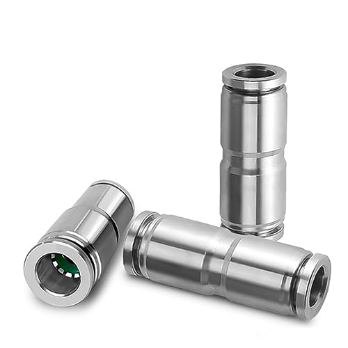Pneumatischer Schnellverbinder aus Edelstahl 304, PU, ​​PG, Trachea-Schlauch mit variablem Durchmesser, 6 8 10 12 14 16 mm, Kompressoranschluss(Pg8-6) von WUSHADEHANS