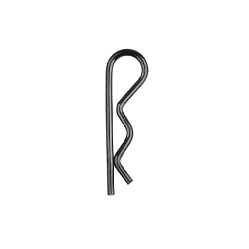 R-Clips aus Edelstahl, 1 STÜCKE R-Typ Federsplint Wellenform Split Clip Clamp Haar Traktor Pin for Motorräder Fahrräder(Black) von WUSHADEHANS