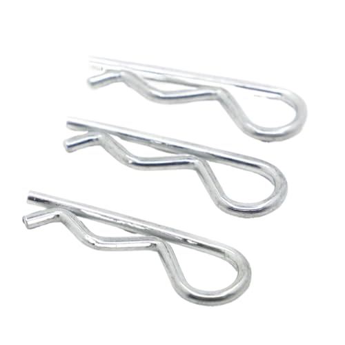 R-Clips aus Edelstahl, M1 M1.2 M1.6 M1.8 M2 M2.5 M3 M3.5 M4 M5 Verzinkter Federsplint Typ R Wellenform Split Clip Clamp Traktorstift for Auto(M4x75 5pcs) von WUSHADEHANS