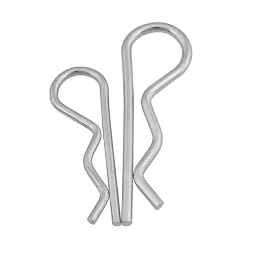 R-Clips aus Edelstahl, Stahl R-Typ Federsplint Wellenform Split Clip Klemme Haar Traktorstift for Auto M1 M1.2 M1.8 M2 M3 M3.5 M4 M5 M6 M7(M4x75,10pcs) von WUSHADEHANS