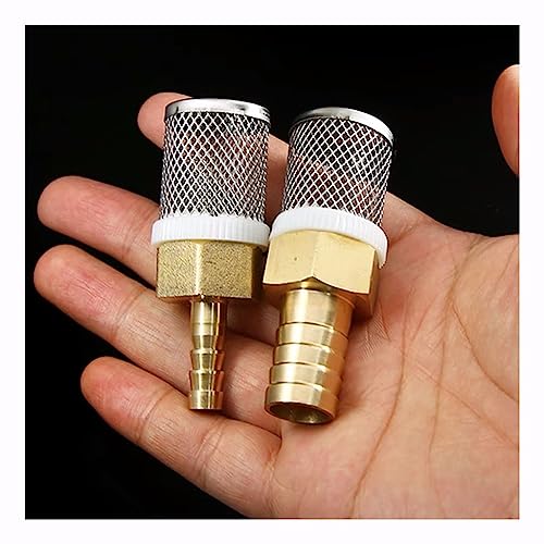 Rohrleitungsfilter, Inline-Maschensieb, 1 stücke 6~19mm Schlauchfilter Autowaschanlage Gartenbewässerung, Messingsieb Sprühpumpe Filternetz Edelstahlgewebefilter(14mm) von WUSHADEHANS
