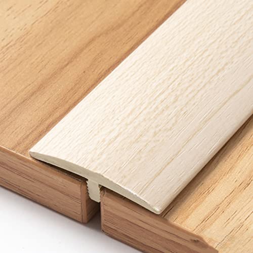 WUSHADEHANS Bodenübergangsleisten, Holz-Fliesen-PVC-Kantenleiste, Fugenleiste for Verbinden von Teppich und Laminatboden(Style1) von WUSHADEHANS