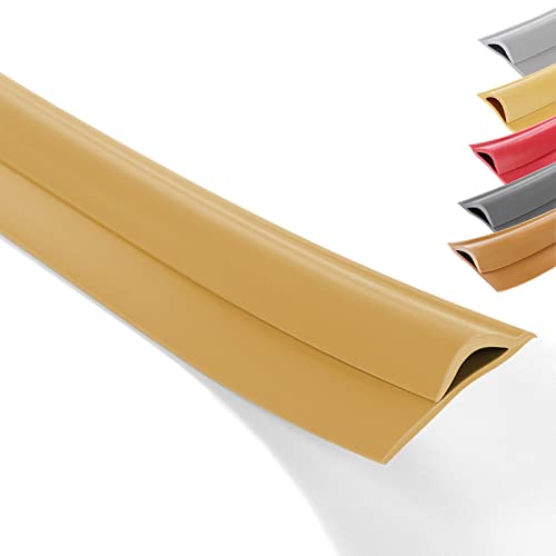 WUSHADEHANS Bodenübergangsleisten, Teppich-Übergangsleiste, extra breit, PVC-Übergangsleisten for Vinylböden(Light Brown,Length 200cm (6.6ft)) von WUSHADEHANS