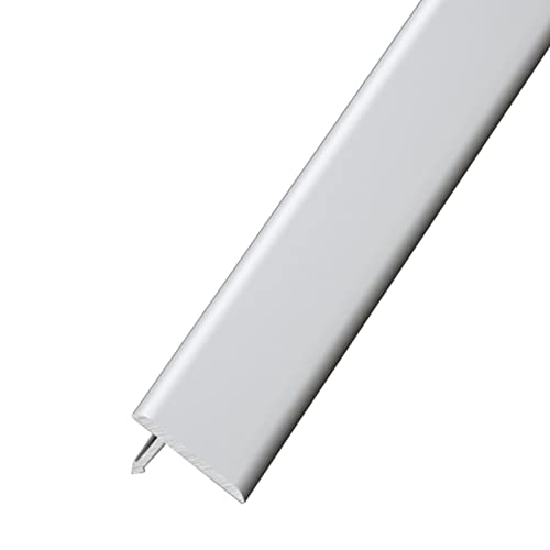 WUSHADEHANS Bodenübergangsleisten, Übergangsleiste aus Metall von Holz zu Fliesen, 3 Stück x 90 cm lang, Mehrzweck(Silver) von WUSHADEHANS