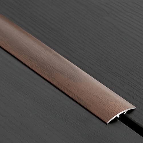 WUSHADEHANS Bodenübergangsleisten, for Bodenfliesen/Teppich/Laminat Holzfarbe Aluminiumlegierung Kantenleiste Schwellenleiste(Style1) von WUSHADEHANS