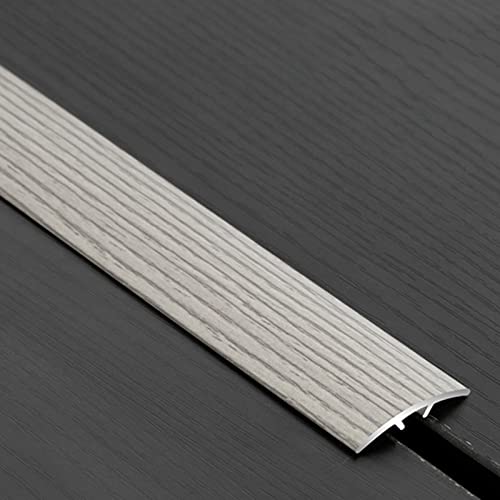 WUSHADEHANS Bodenübergangsleisten, for Bodenfliesen/Teppich/Laminat Holzfarbe Aluminiumlegierung Kantenleiste Schwellenleiste(Style2) von WUSHADEHANS