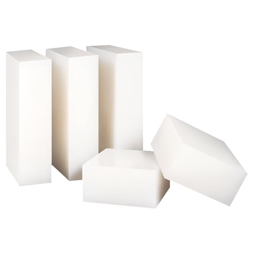 Weißer Silikonkautschukblock, Silikonkautschuk-Tischblock aus Silikon for die mechanische Fertigung, Dicke 10 mm(50mm x 50mm) von WUSHADEHANS