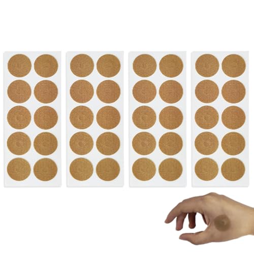 WUSJCOF 4 Bögen Magnetic Acupressure Patches for Magnetic Field Therapy, Adults (50 Acupressure Points) von WUSJCOF