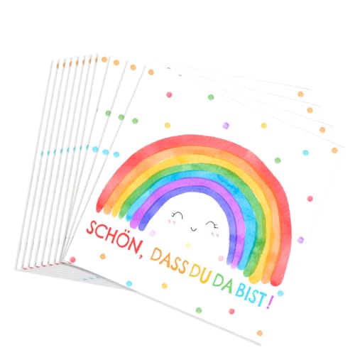 WUSJCOF 40 Stück Servietten Einschulung Regenbogen, Einschulung Servietten Deko Schulkind 2025 Mädchen Junge, Schulanfang Deko, Regenbogen Party, Tischdeko, 33 x 33 cm WUSJCOF 40 Stück Servietten Einschulung Regenbogen, Einschulung Servietten Deko Schulkind 2025 Mädchen Junge, Schulanfang Deko, Regenbogen Party, Tischdeko, 33 x 33 cm von WUSJCOF