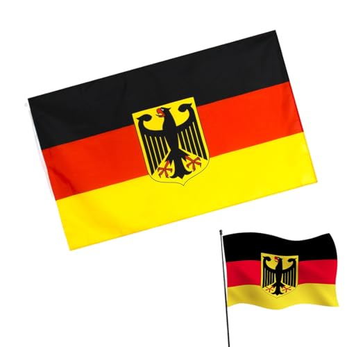 WUSJCOF Fahne/Flagge mit Zwei Metallösen zur Befestigung und zum Hissen (90 x 150 cm) von WUSJCOF