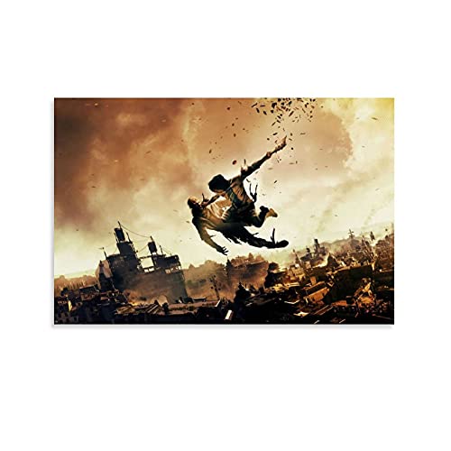 WUSOP Dying Light 2 The Key Art0 Poster dekorative Malerei Leinwand Wandkunst Wohnzimmer Poster Schlafzimmer Malerei 12x18inch(30x45cm) von WUSOP