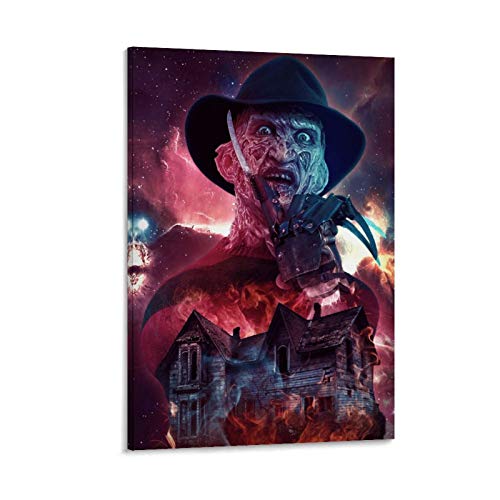 WUSOP Freddy Krueger Poster dekorative Malerei Leinwand Wandkunst Wohnzimmer Poster Schlafzimmer Malerei 12x18inch(30x45cm) von WUSOP