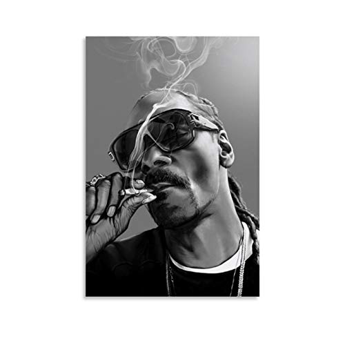 WUSOP Snoop Dogg Smokes Handsomely Leinwand Kunst Poster und Wandkunst Bilddruck Moderne Familienzimmer Dekor Poster 12x18inch(30x45cm) von WUSOP