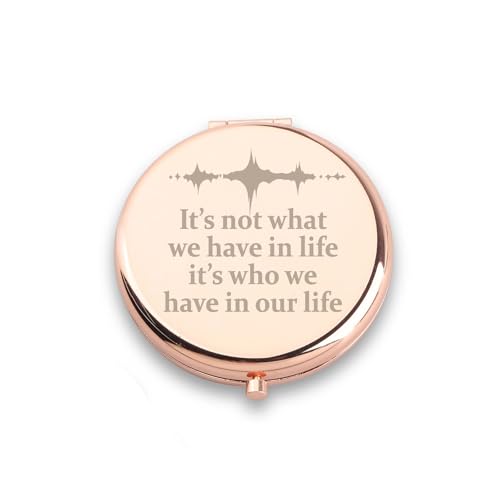 WUSUANED Game Inspired Makeup Mirror It Who We Have in Our Life Mirror Game Character Lover Gift RPG Fan Gift (Game Waves Mirror) von WUSUANED