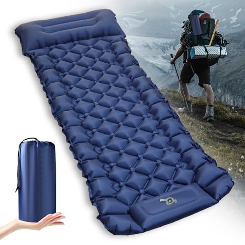 WUSUPU Isomatte Selbstaufblasend,Aufblasbare Isomatte,9CM Ultraleichte Aufblasbare Luftmatratze,Camping Matratze,Campingmatte mit Fußpresse Pumpe,Wasserdicht Schlafmatte für Outdoor,Camping,Wandern WUSUPU Isomatte Selbstaufblasend,Aufblasbare Isomatte,9CM Ultraleichte Aufblasbare Luftmatratze,Camping Matratze,Campingmatte mit Fußpresse Pumpe,Wasserdicht Schlafmatte für Outdoor,Camping,Wandern von WUSUPU