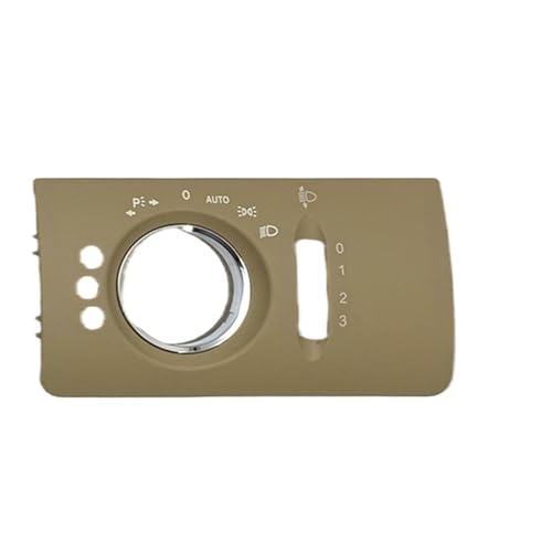 WUTBHGQXWIP 1 * Autoinnenausstattung Armaturenbrett Scheinwerferschalter Abdeckung Panel Trim Kompatibel mit Mercedes ML GL W164 2005-2011 LHD(Yellow) von WUTBHGQXWIP