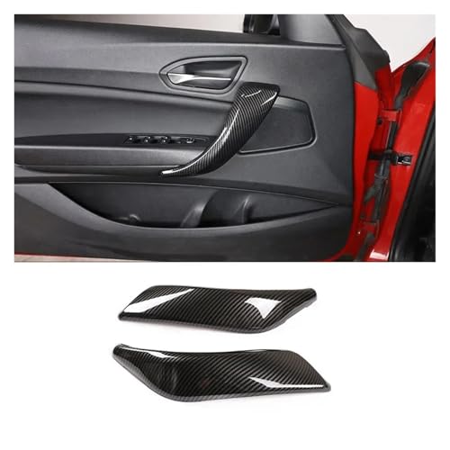 WUTBHGQXWIP Kompatibel mit BMW 1er 2er F20 F21 F22 F23 2012-2018 ABS-Kohlefaser-Aufkleber for die Mittelkonsole des Autos, Innendekorationszubehör(2Pcs-Style 1) von WUTBHGQXWIP
