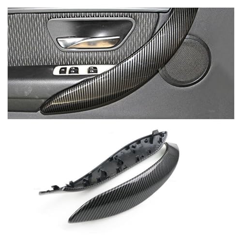 WUTBHGQXWIP Kompatibel mit BMW 3er 4er F30 F34 F32 F36 F80 F82, Carbonfaser-Textur, innerer linker und rechter Türgriff, äußere Abdeckung, Ersatz for den Türgriff von WUTBHGQXWIP