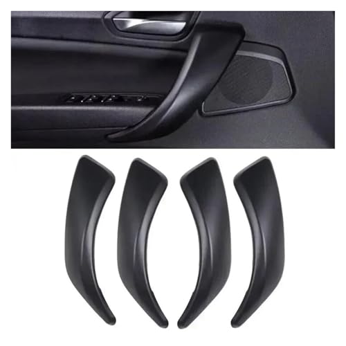 WUTBHGQXWIP Mattschwarze Türgriffabdeckung for den Innenbereich, kompatibel mit BMW 1er F20 F21 F22 2012–2018, 2er F22 F23 2014–2019(4Pcs-Black) von WUTBHGQXWIP