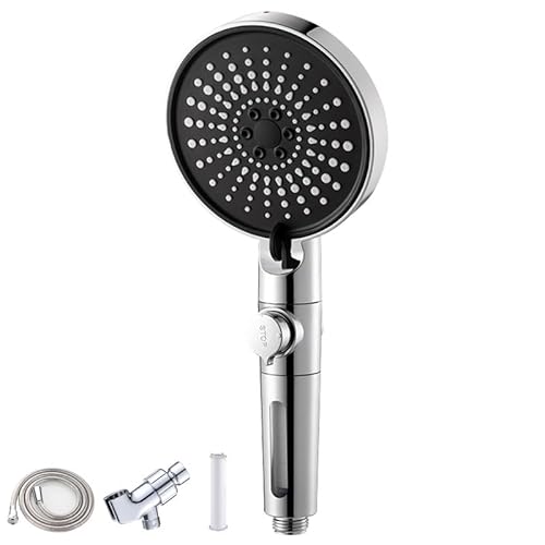 Gefilterter Duschkopf mit Handbrause Hochdruckregen mit mehreren Sprühmodi, Power-Wash von WUTICULA