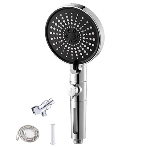 Gefilterter Duschkopf mit Handbrause Hochdruckregen mit mehreren Sprühmodi, Power-Wash Gefilterter Duschkopf mit Handbrause Hochdruckregen mit mehreren Sprühmodi, Power-Wash von WUTICULA