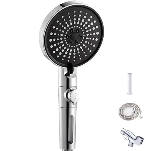 Gefilterter Duschkopf mit Handbrause Hochdruckregen mit mehreren Sprühmodi, Power-Wash von WUTICULA