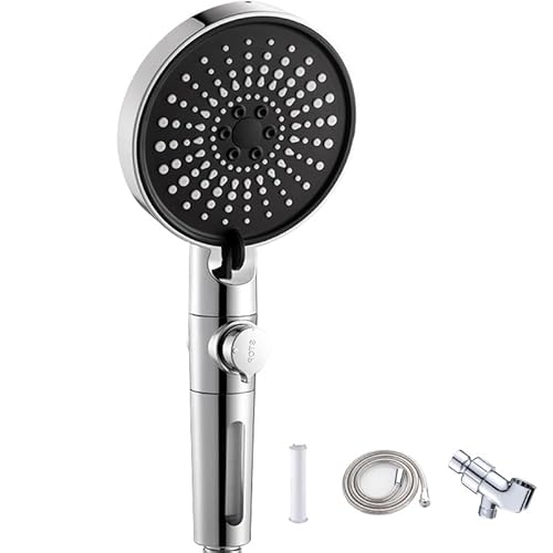 Gefilterter Duschkopf mit Handbrause Hochdruckregen mit mehreren Sprühmodi, Power-Wash von WUTICULA