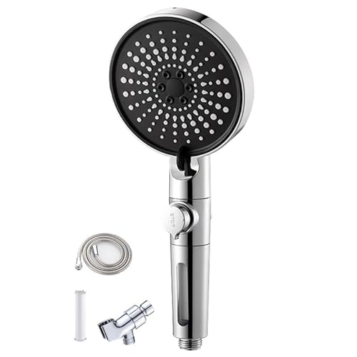 Gefilterter Duschkopf mit Handbrause Hochdruckregen mit mehreren Sprühmodi, Power-Wash von WUTICULA