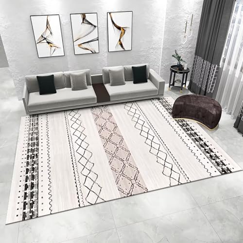 WUTONG Kurzflor Teppich Kinderzimmer Beige 100x170cm,Liniendesign Kuschel für Wohnzimmer,Balkon,Esstisch WUTONG Kurzflor Teppich Kinderzimmer Beige 100x170cm,Liniendesign Kuschel für Wohnzimmer,Balkon,Esstisch von WUTONG