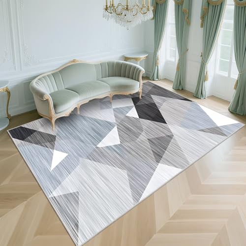 WUTONG Teppich Wohnzimmer 80x160cm Waschbar Kurzflor rutschfest Weich,Moderner Geometrie Teppiche für Schlafzimmer,Büro,Esszimmer,Blau,Blau WUTONG Teppich Wohnzimmer 80x160cm Waschbar Kurzflor rutschfest Weich,Moderner Geometrie Teppiche für Schlafzimmer,Büro,Esszimmer,Blau,Blau von WUTONG