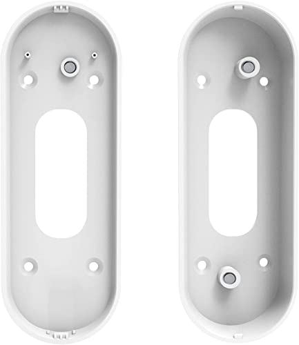 WUUK Türklingel-Kamera-Winkelhalterung, kompatibel Smart Doorbell Pro (2K), Halterungs-Keil-Einstellungs-Kit (Türklingel Nicht enthalten), Plat Backplate x 1 & 15° Winkelhalterung x 1 von WUUK