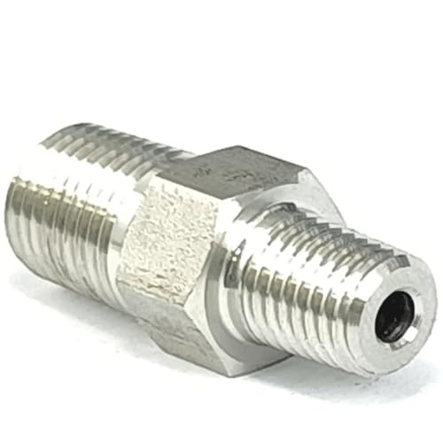 WUUKEPSG 1/16" 1/8" 1/4" 3/8" 1/2" 3/4" Npt Außengewinde Reduziernippel Edelstasus316L Rohrverschraubung Verbindungskupplung 3000 Psi/1Pc/3L8 Inch Npt To 1L2 WUUKEPSG 1/16" 1/8" 1/4" 3/8" 1/2" 3/4" Npt Außengewinde Reduziernippel Edelstasus316L Rohrverschraubung Verbindungskupplung 3000 Psi/1Pc/3L8 Inch Npt To 1L2 von WUUKEPSG
