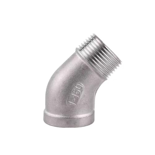 WUUKEPSG 1/4" 3/8" 1/2" 3/4" 1" 1-1/4" 1-1/2" 2" Bsp Innengewinde Auf Außengewinde, 45-Grad-Winkelverbinder Edelstahl-Rohrverschraubung Ss304/1Pc/1" WUUKEPSG 1/4" 3/8" 1/2" 3/4" 1" 1-1/4" 1-1/2" 2" Bsp Innengewinde Auf Außengewinde, 45-Grad-Winkelverbinder Edelstahl-Rohrverschraubung Ss304/1Pc/1" von WUUKEPSG