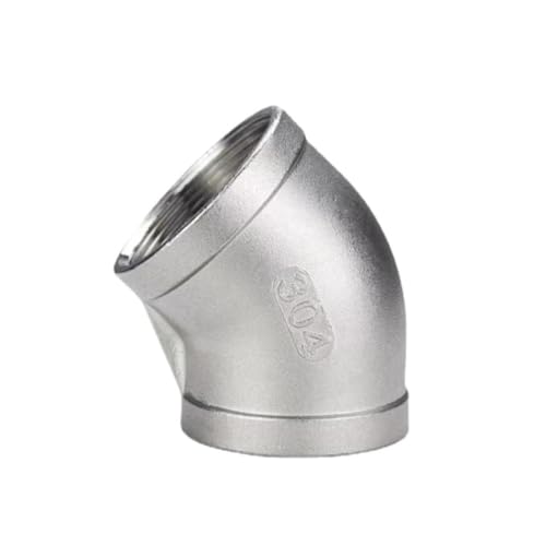 WUUKEPSG 1/4" 3/8" 1/2" 3/4" 1" 1-1/4" Bsp Innengewinde, Edelsta304L, 45-Grad-Winkel, Gewindeverschraubung/1Pc/1" WUUKEPSG 1/4" 3/8" 1/2" 3/4" 1" 1-1/4" Bsp Innengewinde, Edelsta304L, 45-Grad-Winkel, Gewindeverschraubung/1Pc/1" von WUUKEPSG
