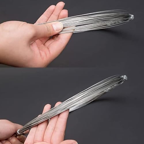 WUUKEPSG 1 Stück Federharter Stahldraht Ss 304 Federdraht Durchmesser 0,02–3,0 Mm Länge, 5 M/5M/0.05Mm von WUUKEPSG