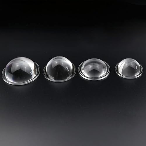 WUUKEPSG 1 Stück Große Konvexe Kondensorlinse Aus Optischem Glas (74 Mm, 77 Mm, 80 Mm, 100 Mm, 108 Mm), Für-Led-Taschenlampen, Scheinwerfer, Autolampen, Projektoren/108Mm von WUUKEPSG