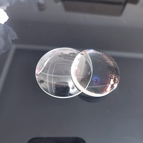 WUUKEPSG 1 Stück K9 Plankonvexe Optische Glaslinse Mit Mehreren Durchmessern, Sphärische Konvexe Fokussierlinse/Clear/D52F80C9.2T2.4 von WUUKEPSG