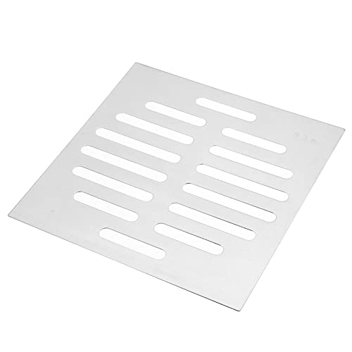 WUUKEPSG 1 Stück Rostfreier Badezimmer-Abflussdeckel, 15 Cm, Linearer Edelstahl-Bodenablauf, Für Küchen- Und Duschzubehör, Silbernes Filtersieb von WUUKEPSG