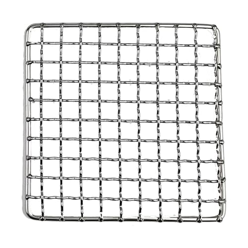 WUUKEPSG 1Pc Square Bbq Grill Net Ss 304 Mesh Barbecue Non-Stick Grilling Mats Outdoor Bbq Grill Racks Meshes Accessory/40 * 20Cm von WUUKEPSG