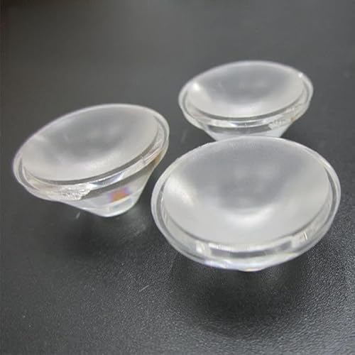 WUUKEPSG 200 Stück Optische Led-Linsen (1 W/3 W, 20 Mm, Mattierte Oberfläche, Winkel 30–120 Grad)/45Degree von WUUKEPSG