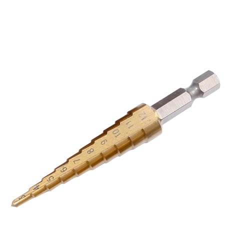 WUUKEPSG 3-12/4-12/4-20 Mm Hss-Stufenbohrer-Set Mit Gerader Nut,Nbeschichtet, Für Holz Und Metall, Lochschneider, Kernbohrer-Set/4-12 He*On Shank WUUKEPSG 3-12/4-12/4-20 Mm Hss-Stufenbohrer-Set Mit Gerader Nut,Nbeschichtet, Für Holz Und Metall, Lochschneider, Kernbohrer-Set/4-12 He*On Shank von WUUKEPSG