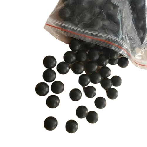 WUUKEPSG 5 Stück/100 Stück Durchmesser 4 Mm Bis 12,7 Mm, Massive Nbr-Gummikugel, Nitrilkautschuk-Dichtungsgummikugel, Gummi-Nbr-Kugel Mit Kleiner Formlinie/5Pcs/Diameter 4Mm von WUUKEPSG