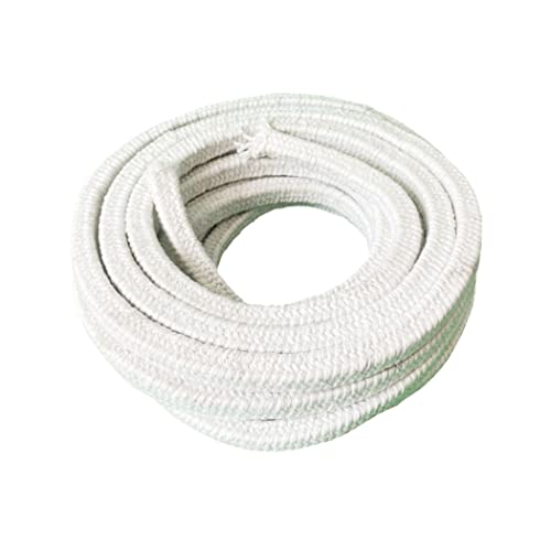 WUUKEPSG Keramikfaser-Packseildichtung Hochtemperaturdichtung Für Kesselofen, Länge 5 M/20Mm*20Mm*5M von WUUKEPSG