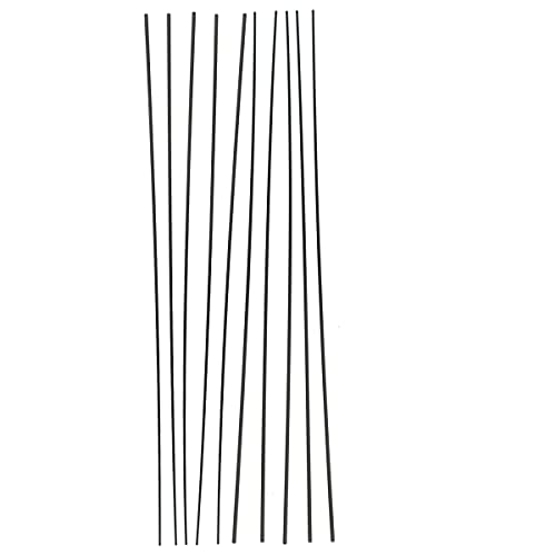 WUUKEPSG Pultrusionsstäbe Aus Kohlefaser Für Rc-Flugzeuge, Diy-Bastelarbeiten, Matt, 10 Stück, Durchmesser 1–8 Mm, Länge 600 Mm/Diameter 1Mm von WUUKEPSG