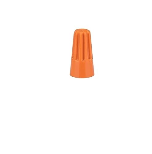 WUUKEPSG Quick Wire 25Pcs Connector Colorful Electrical Insulated Crimp Twist Terminal P1-P6 Nut Spend Cap Connection/Orange P2/25Pcs von WUUKEPSG
